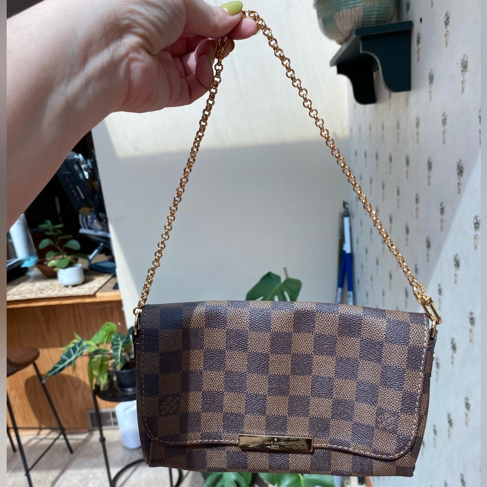 Faux LV shoulder bag